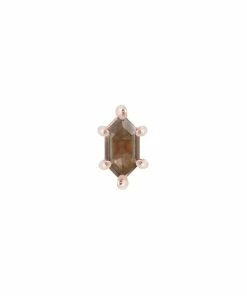 Buddha Jewelry Organics Oh Hell Yes! - Hex Cut Smokey Quartz