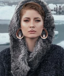 Buddha Jewelry Organics Evoke Mayan Teardrops - Yellow Gold + CZ