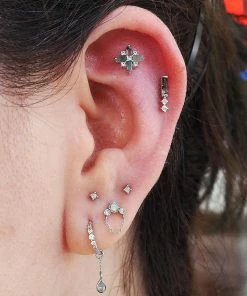 Buddha Jewelry Organics Covet - Moss Agate + CZ