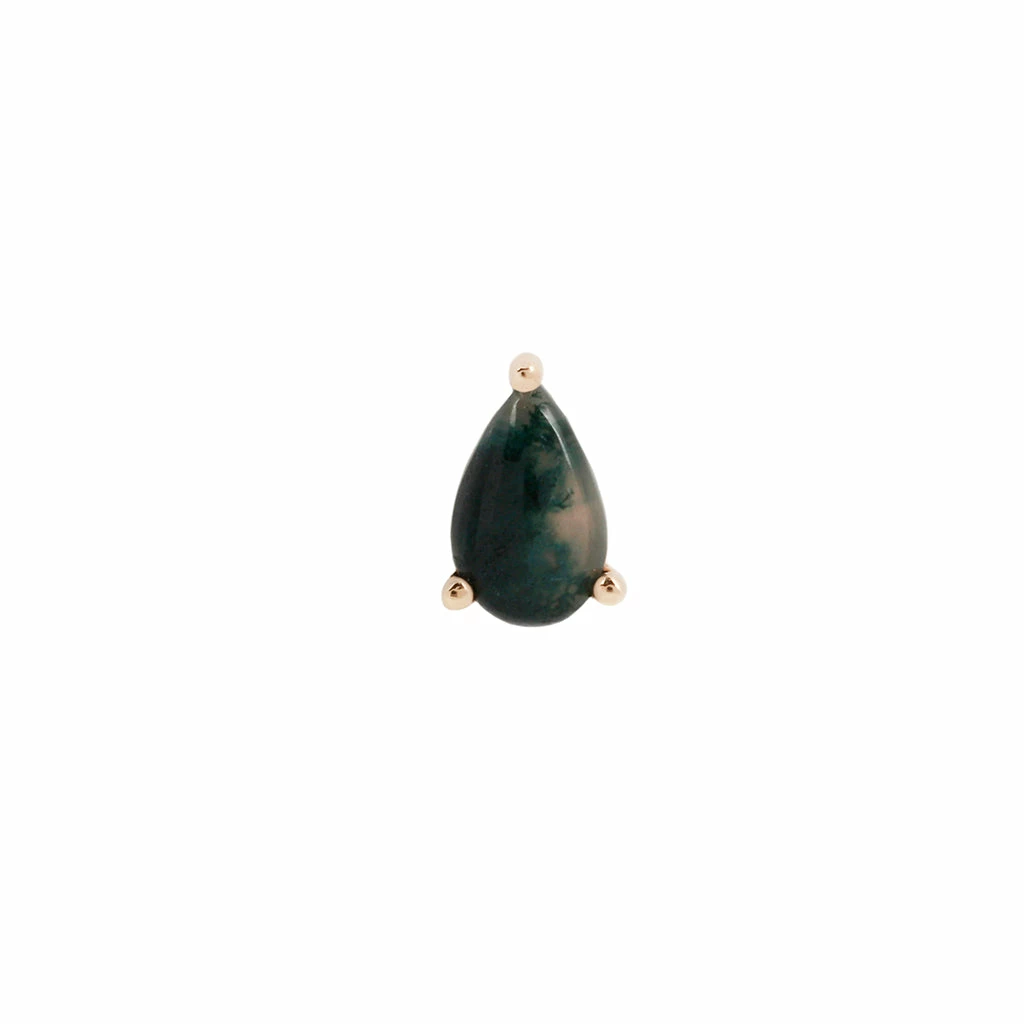 Buddha Jewelry Organics Moss Agate Pear 4 Buddha Jewelry Organics Moss Agate Pear