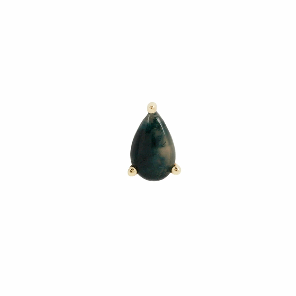 Buddha Jewelry Organics Moss Agate Pear 6 Buddha Jewelry Organics Moss Agate Pear