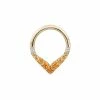 Buddha Jewelry Organics Best Sellers Rise + Shine - Citrine Ombre - Solid 14kt Gold Clicker