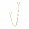 Buddha Jewelry Organics Tile Chain - Solid 14kt Gold Chains 1 Buddha Jewelry Organics Tile Chain - Solid 14kt Gold Chains