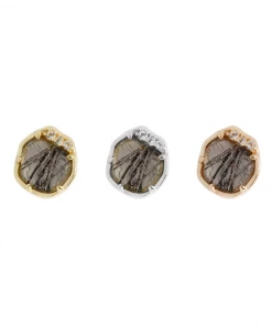 Buddha Jewelry Organics Vision - Tourmalated Quartz - Threadless End