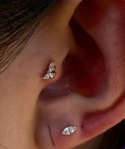 Buddha Jewelry Organics Multiplicity - CZ - Threadless End Conch