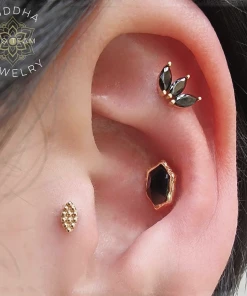 Buddha Jewelry Organics Pump Up The Volume - Black Agate