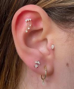 Buddha Jewelry Organics Cascade - CZ Helix