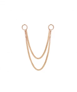 Buddha Jewelry Organics Everyday Classics Gold Double Box Chain