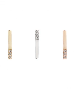 Buddha Jewelry Organics Love Line - CZ - Threadless End