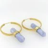 Buddha Jewelry Organics Mini Alchemy Earrings - Blue Lace Agate 2 Buddha Jewelry Organics Mini Alchemy Earrings - Blue Lace Agate