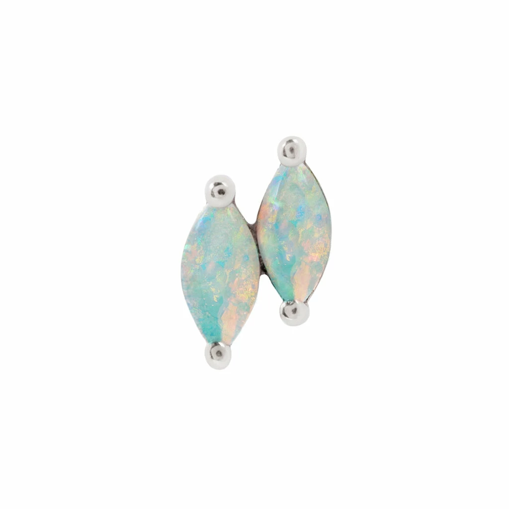 Buddha Jewelry Organics Double Zuri Marquise Opal 5 Buddha Jewelry Organics Double Zuri Marquise Opal
