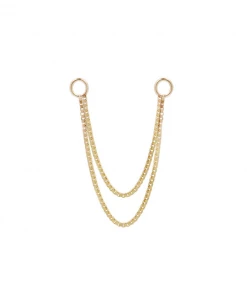 Buddha Jewelry Organics Everyday Classics Gold Double Box Chain