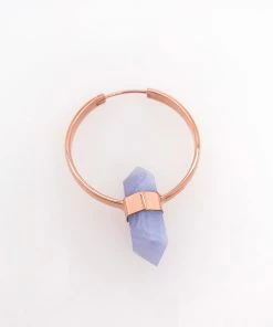 Buddha Jewelry Organics Mini Alchemy Earrings - Blue Lace Agate