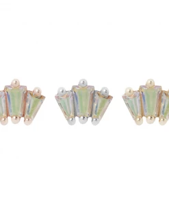 Buddha Jewelry Organics Gemma Trois Small - Mercury Mist Topaz