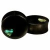 Buddha Jewelry Organics Modern Romance Plugs - Arang Wood + Abalone Wood Sale