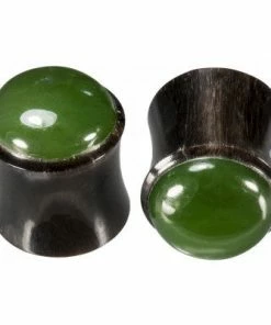 Buddha Jewelry Organics Horn Plug - Jade Stetched Ears