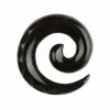 Buddha Jewelry Organics Notched Spiral Earrings - Horn