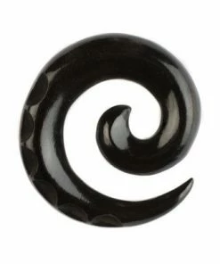 Buddha Jewelry Organics Notched Spiral Earrings - Horn