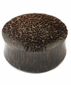 Buddha Jewelry Organics Convex Palm Wood Plug