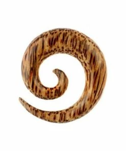 Buddha Jewelry Organics Spiral Earrings - Coco Wood