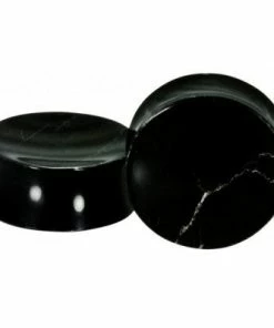 Buddha Jewelry Organics Obsidian Plugs Stetched Ears