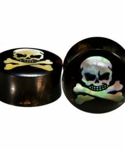 Buddha Jewelry Organics Mother Of Peril Plugs - Arang Wood