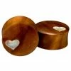 Buddha Jewelry Organics Modern Romance Plugs - Saba Wood + Mother Of Pearl Sale