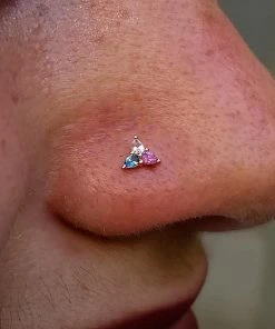 Buddha Jewelry Organics Conch 3 Little Pears - Trans Pride